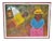 Wilbert Griffith "Mother & Daughter" Outsider Folk Art Painting For Sale