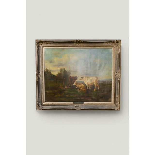 Émile Victor Cartier, Untitled, 1800s, Oil on Canvas For Sale - Image 7 of 7