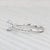 Modern A Jaffe Round Semi Mount Diamond Engagement Ring 18k White Gold Size 6 For Sale - Image 3 of 8