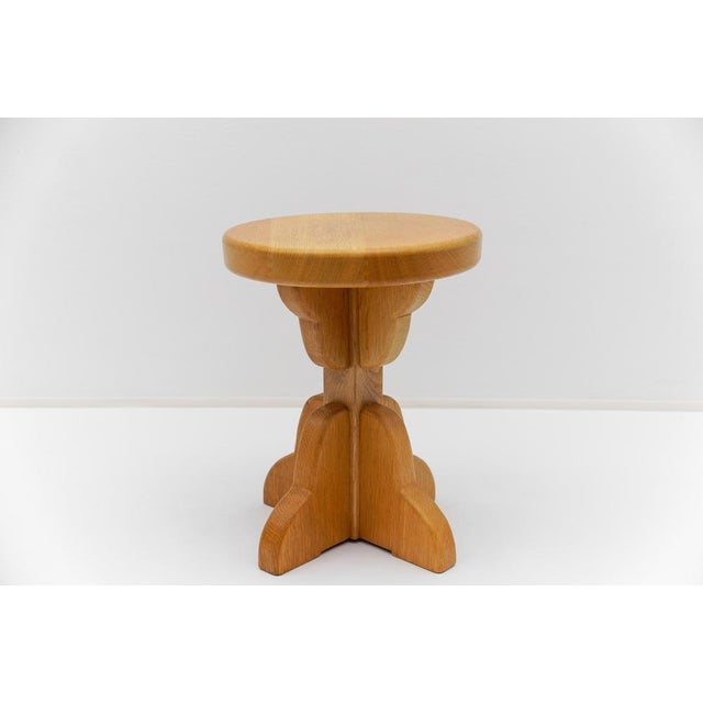 Great decorative stool set from France, circa 1960s. We have eight of the same model in different versions. All can be...