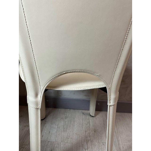 Leather Chairs, 1980s, Set of 6 For Sale - Image 10 of 15