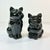 A set of ceramic Black Cats Open Sugar Bowl and Creamer Pitcher. These are from the 1950s and are whimsical as well as...