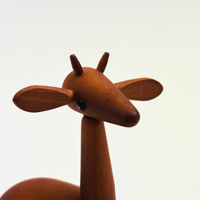 Mid 20th Century MCM Senshukai Wood Royal Pet - Deer For Sale - Image 5 of 9
