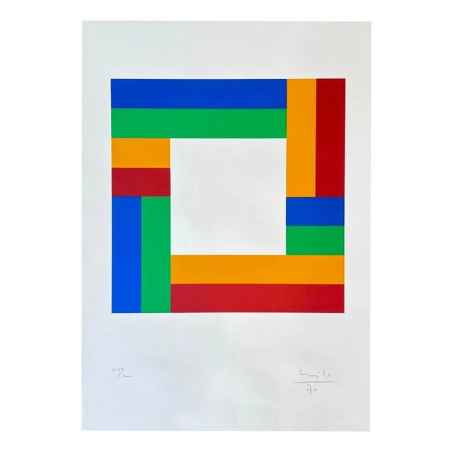Max Bill, Square, 1970s, Silkscreen For Sale