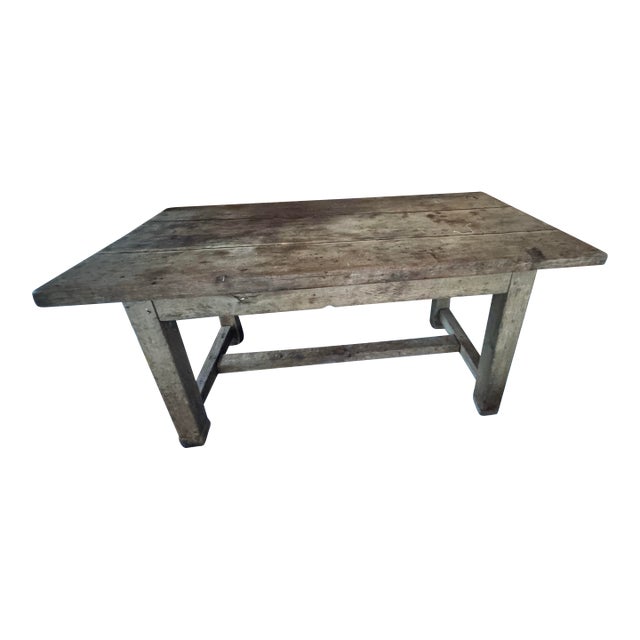 Petit Handcrafted Farm Table For Sale
