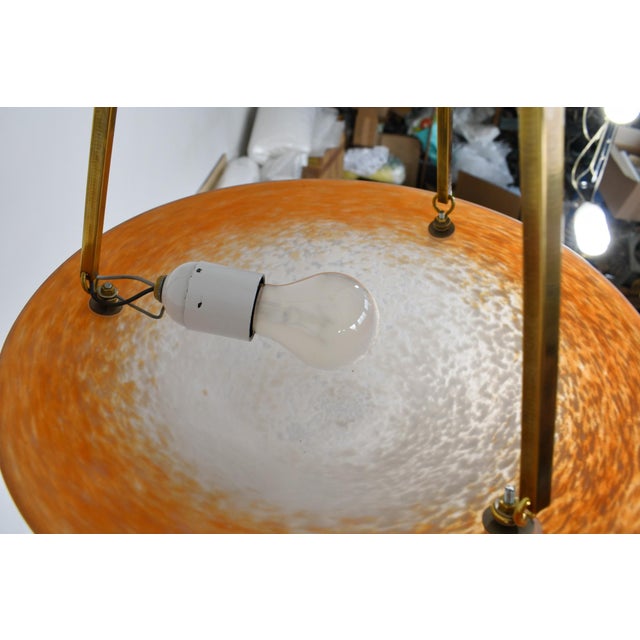 French Art Deco Pendant Light by Charles Schneider 1925 France For Sale - Image 10 of 10