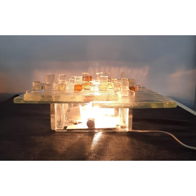 Murano Wall or Ceiling Lamp by Albano Poli for Poliarte Pavo, 1970s For Sale - Image 13 of 16