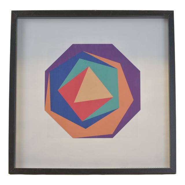 Max Bill Variation No. 12 from 1935–38, Framed Behind Glass For Sale