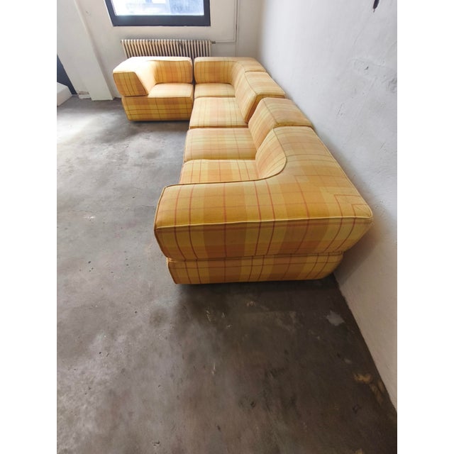 Yellow-Orange Five-Piece Cor Trio Modular Sofa by Team Form AG, 1970s For Sale - Image 3 of 10