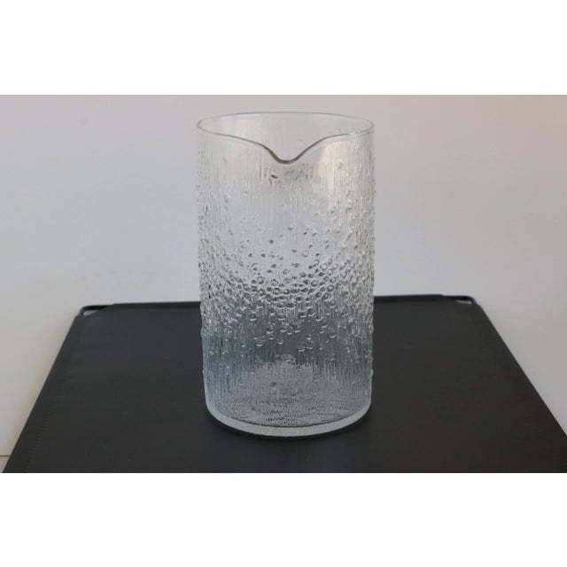 1970s Iittala Hopla Glass Pitcher by Tapio Wirkkala For Sale - Image 5 of 8