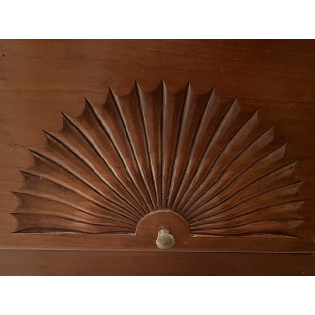 1980s 1980s Cherry Highboy Virginia Craftsman For Sale - Image 5 of 6