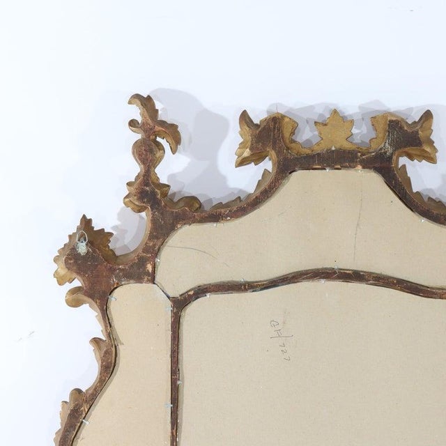 Large Antique French Rococo Style Gilt Wood Mirror C1930 For Sale - Image 12 of 13