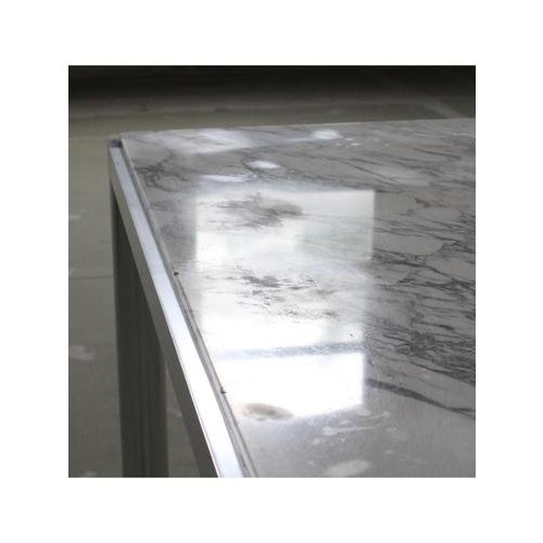 Brown Rectangular Marble Table, Italy, 1960s For Sale - Image 8 of 13