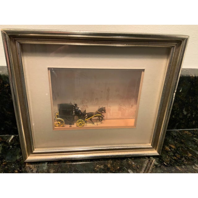 You don’t run into these everyday. This Shadowbox is titled “Fiacre” and is a view of Wall Street from the corner of...