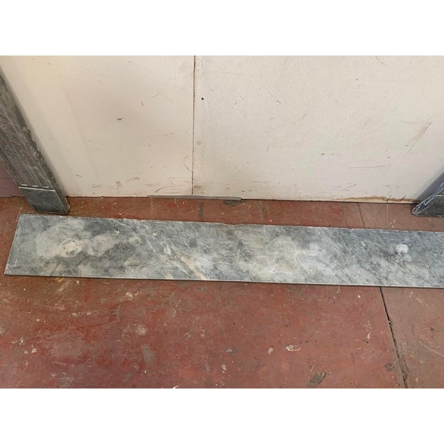 Louis XVI Style Marble Fireplace Mantel, 1700s For Sale - Image 6 of 8