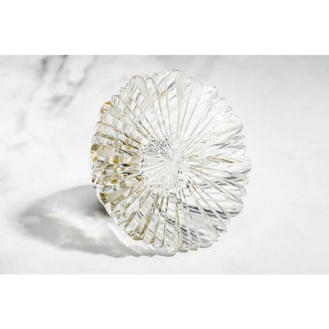 Lovely Victorian Antique Cut Crystal English Sterling Silver Match Holder Home Decor Tobacciana For Sale - Image 14 of 16