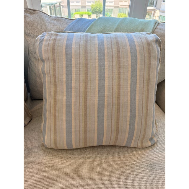 Fabulous pair of 100% wool Elizabeth Eakin pillows. Custom made by a Designer with To The Trade fabric. Custom designed...