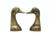 Vintage Brass Duck Bookends, a Pair For Sale - Image 4 of 8