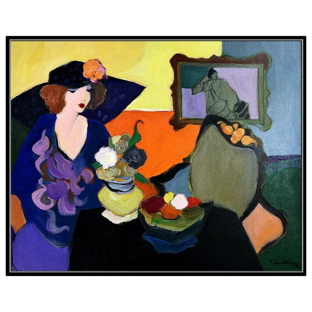 Post Impressionist Late 20th Century Solitude, Itzchak Tarkay For Sale - Image 3 of 5