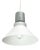 Mid-Century Modern Minimalist Danish Type 17253 Metal Pendant Lamp from Louis Poulsen, 1960s For Sale