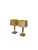 Mid-Century Modern Vintage Wood and Brass Table Lamps by Temde Leuchten, 1970s, Set of 2 For Sale - Image 3 of 13