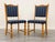 1960s 6 Blue Danish Modern Oak Dining Chairs Set Circa 1960's. For Sale - Image 5 of 12