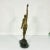 Vintage French Art Deco Pierre Le Faguays Bronze Nude Sculpture, Girl With Dove For Sale - Image 13 of 18