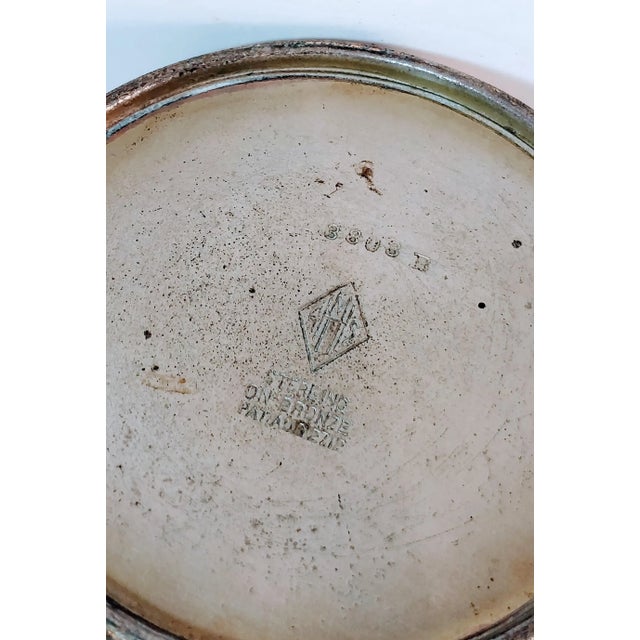 Metal Vintage Heintz Art Metal Vase Sterling Over Bronze For Sale - Image 7 of 12