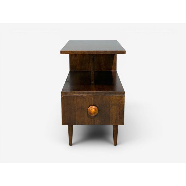 Brown Gilbert Rohde, Rare Paldao End Tables, Walnut, Usa, 1940s For Sale - Image 8 of 17