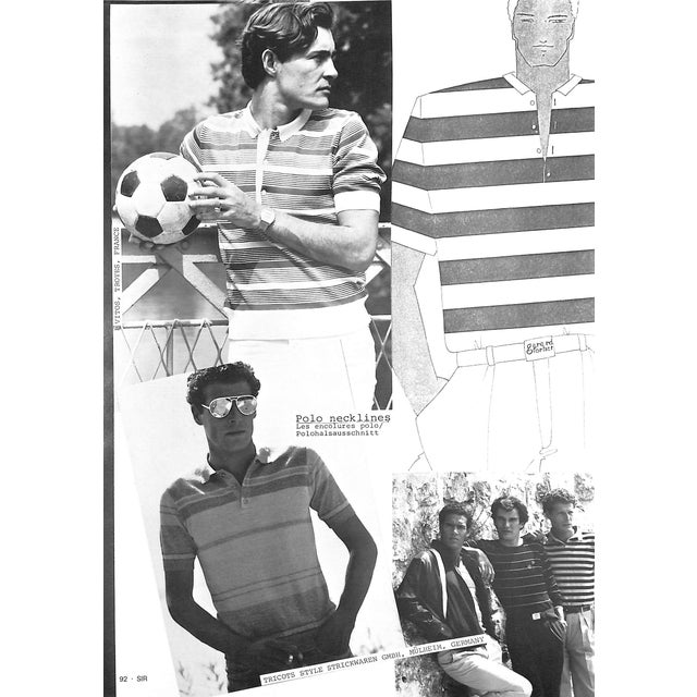 White Sir Men's International Fashion Journal 1979 No. 3 For Sale - Image 8 of 11