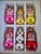 Charming set of six vintage Czechoslovak glass Christmas ornaments dating to circa 1960. The collection features colorful...