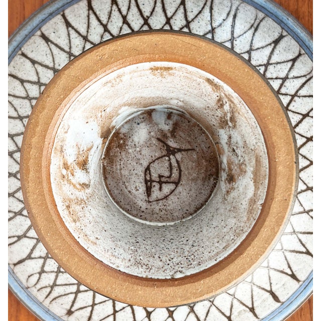 Vintage German Studio Pottery Bowl from Fischlandkeramik, 1970s For Sale - Image 15 of 16