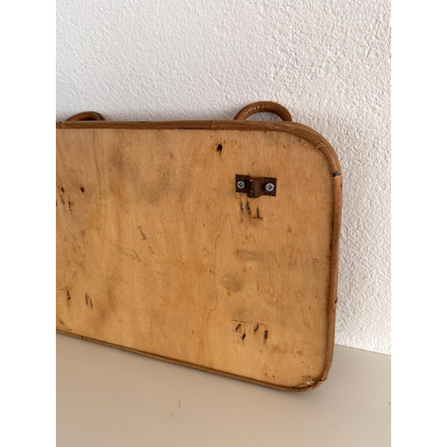 Italian Riviera Coat Hanger Rack in Bamboo and Rattan from Vivai Del Sud, 1970s For Sale - Image 10 of 11
