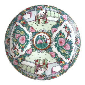 Vintage Japanese Porcelain Decorative Platter - Stamped