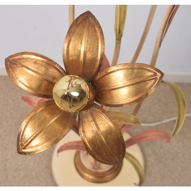 Vintage Flower Floor Light, 1970s For Sale - Image 11 of 16