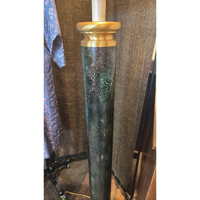 1980s "Galaxy" Brass Floor Lamps - a Pair For Sale - Image 9 of 10