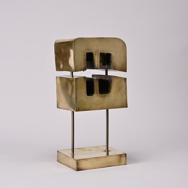 Lyse Oudoire, Brass Sculpture, 1970s, Brass For Sale - Image 4 of 14