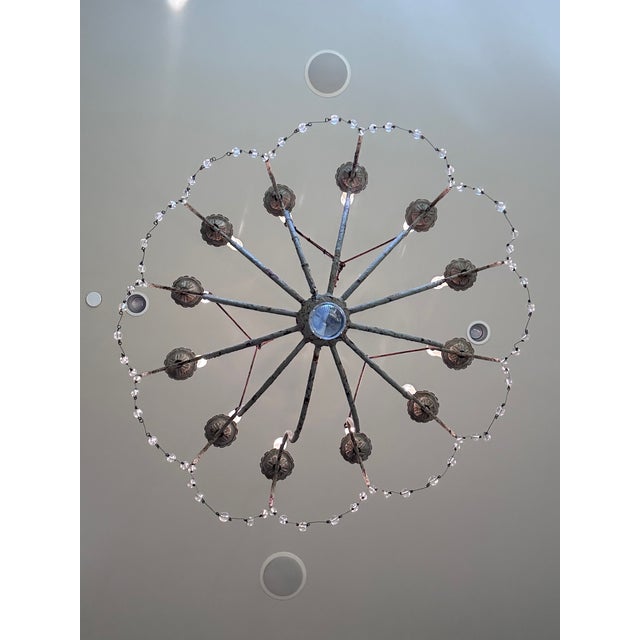 Gray Niermann Weeks 12 Arm Italian Chandelier For Sale - Image 8 of 12