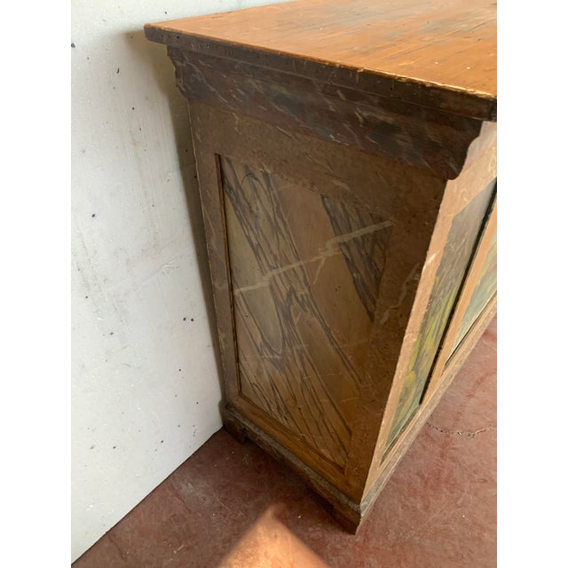 Small 20th Century Fir Counter in the style of Flament For Sale - Image 4 of 11