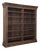 Antique Dutch Neoclassical Walnut Open Bookcase For Sale