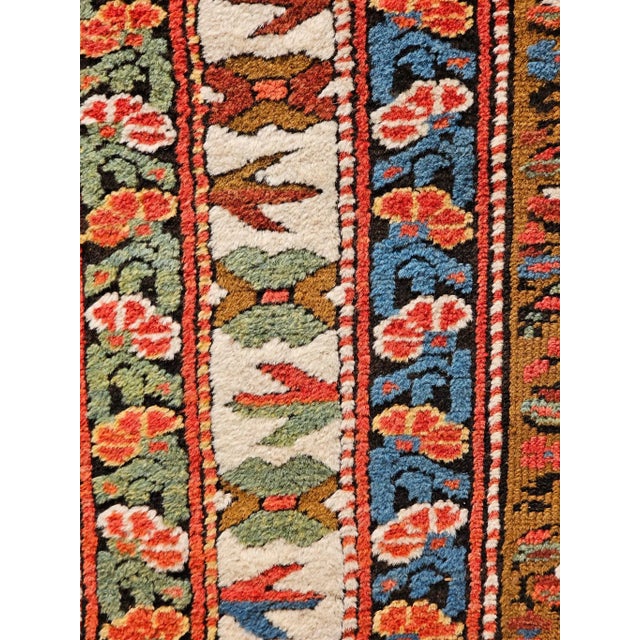 Vintage Persian Kurdish Camelhair Runner Rug, Hand-KnottedWool, Allover Pattern, 4x14, Camelhair & Ivory For Sale - Image 12 of 12