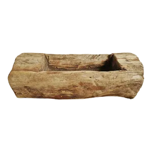 Antique India Narrow Wood Trough