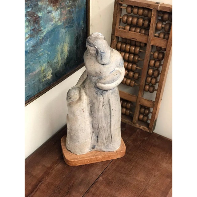 1970s 1970s Vintage Mid-Century Modern Stone Sculpture For Sale - Image 5 of 5