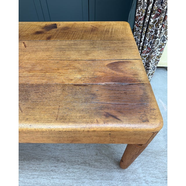 Large Craft Dining Table in Oak, 1890s For Sale - Image 15 of 18