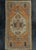 Bronze Turkish Mini Rug Oriental Hand Knotted Vintage Rug 1'8" x 3' #20734 For Sale - Image 8 of 8