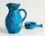 Mid-Century Modern Blue Ceramics by Charles Cart, 1960s, Set of 2 For Sale - Image 9 of 18