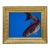 Original Contemporary Fish Oil Painting on Canvas, Signed, Framed For Sale