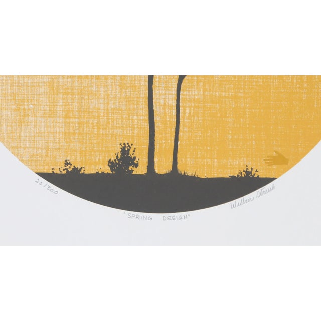 Spring Design Wilbur Streech American (1914–1986) Date: 1984 Screenprint, signed and numbered in pencil Edition of 300, 25...