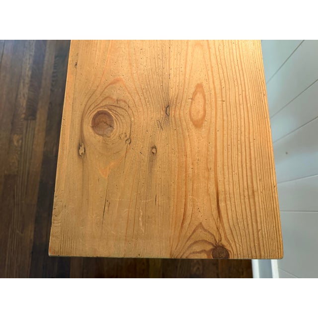 Vintage Pine Console Table For Sale - Image 12 of 12
