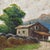 Wood Joana, Landscape with House and Lake, Oil on Canvas, Framed For Sale - Image 7 of 9